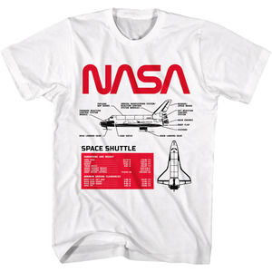 Space Shuttle Specifications Nasa Tshirt